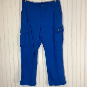 Lauren Ralph Lauren ~ vintage blue y2k cargo pants